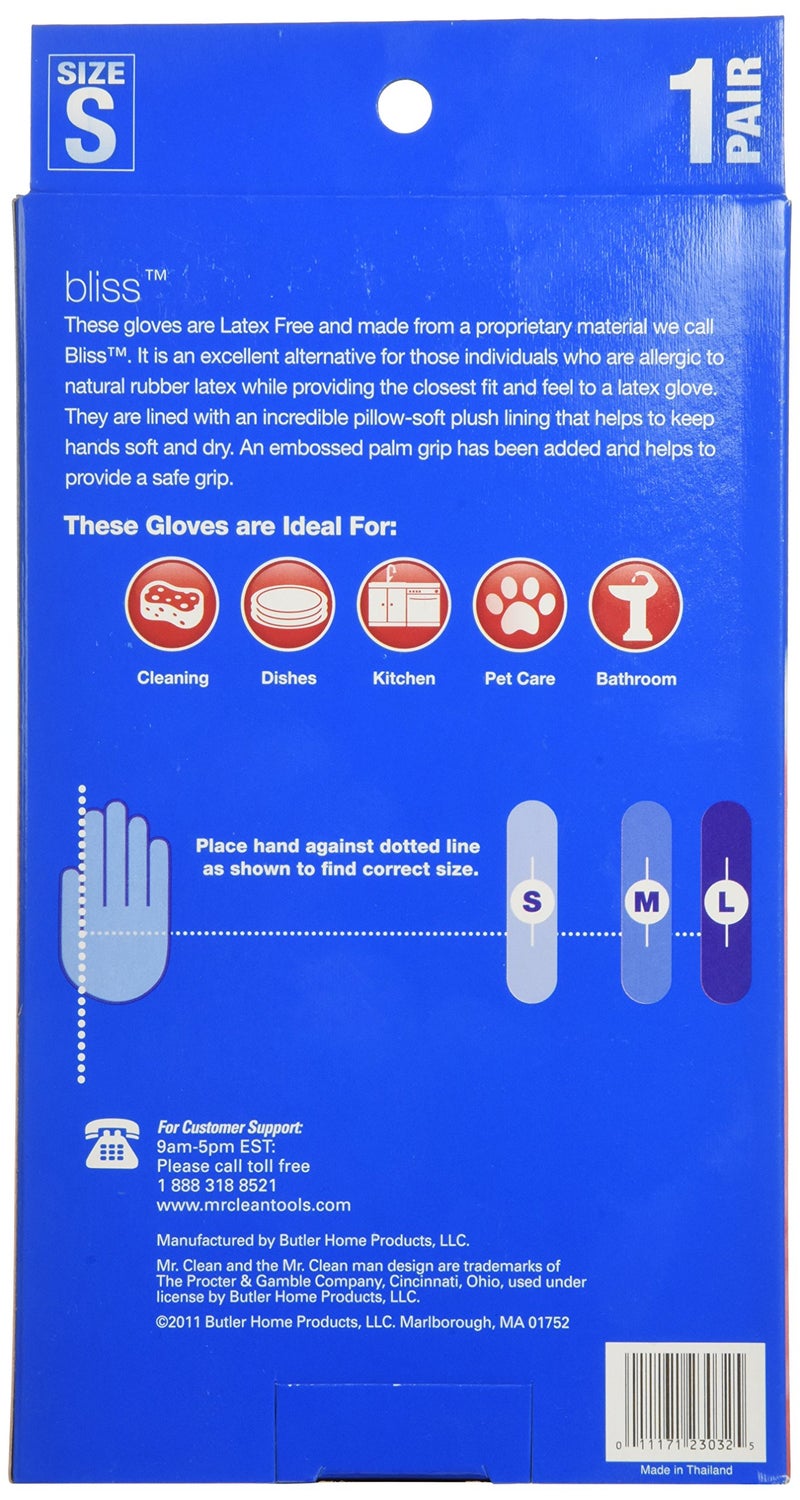 Mr Clean Mr. Clean Bliss Premium Latex-Free Gloves, Small, 4 Pair - Image 3